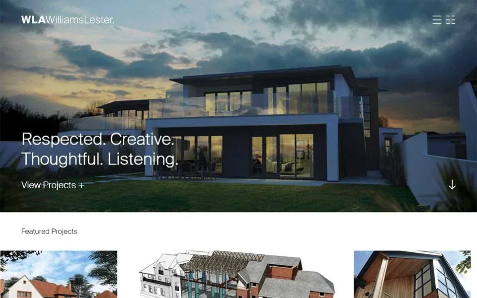 WLA Williams Lester — Branding & Web project preview