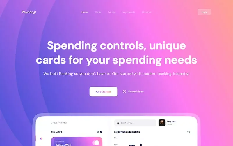 Paydong! — Web Design & Development project preview